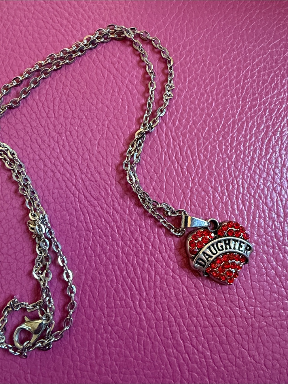 NEW Daughter heart necklace